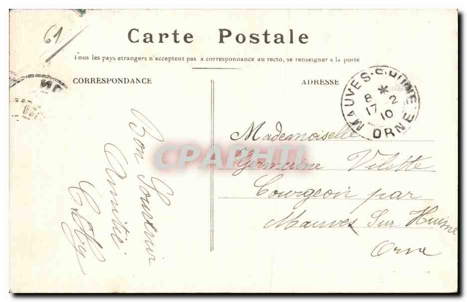 Environ d'ALENÇON — La Sarthe à St-Céneri-le-Cérei — Éditeur : A. Hime — Reverso