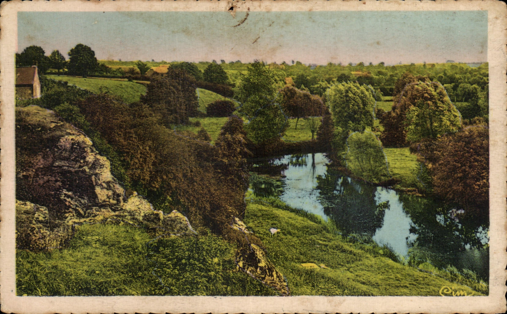 CPA Environs d Avesnes sur Helpe (Nord) Les Rocs de St Hilaire