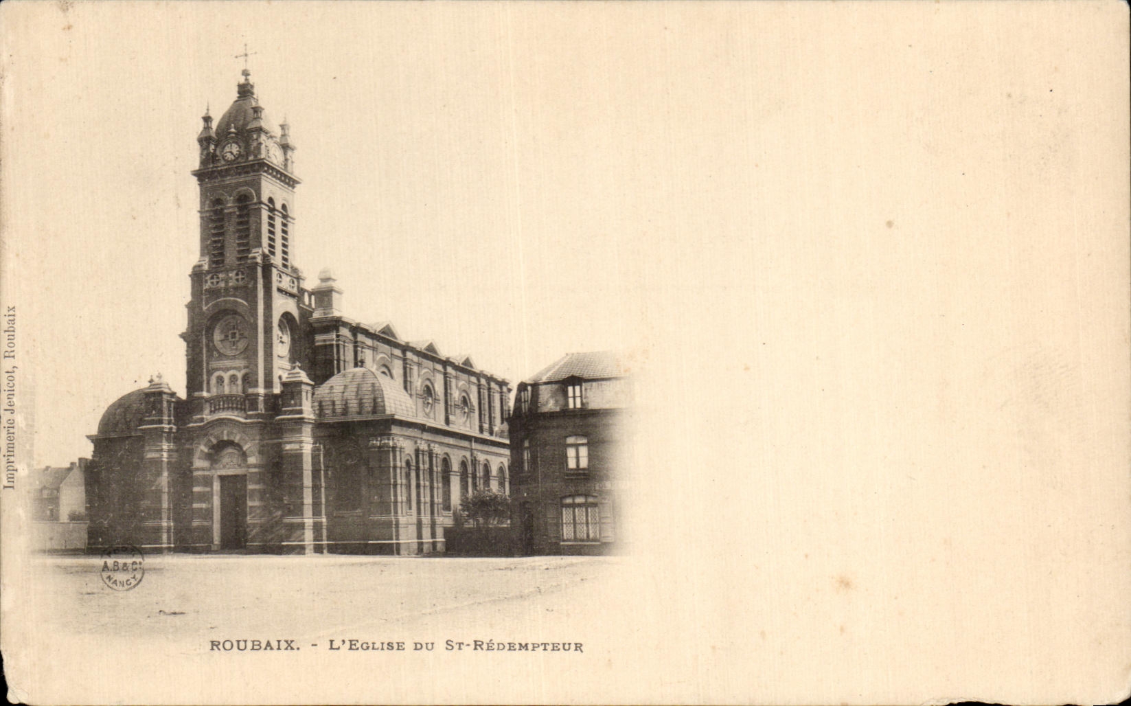 CPA Roubaix L Eglise Du St Redempteur