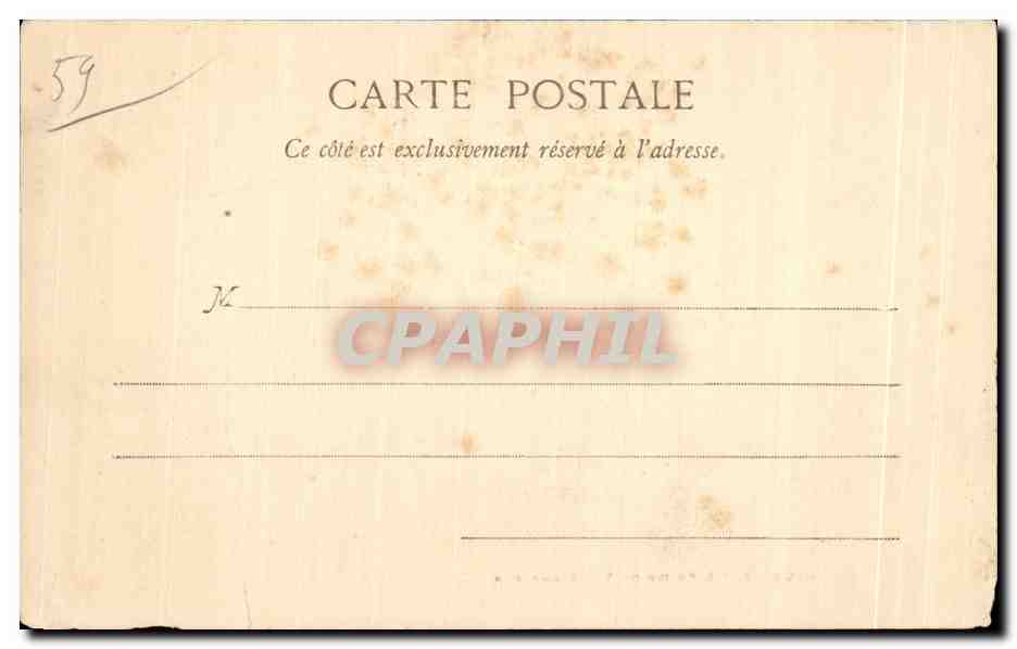 CPA Roubaix L Eglise Du St Redempteur — Rückseite