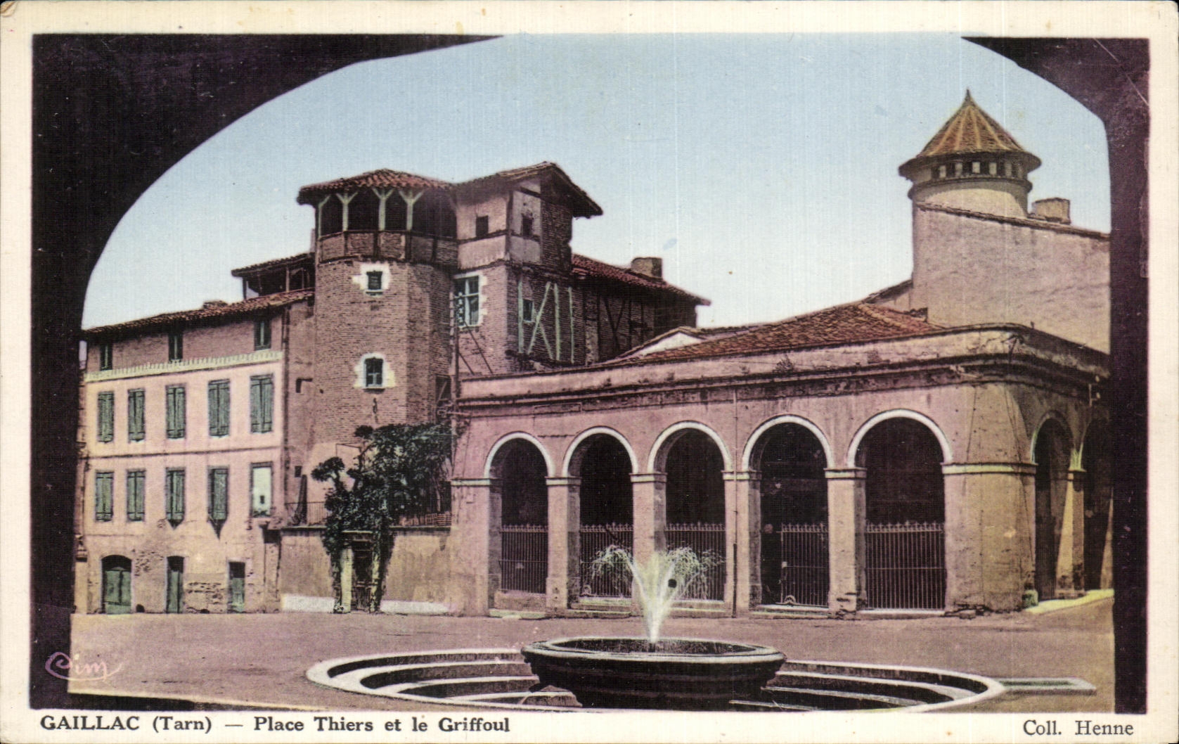 CPA Gaillac Tarn Place Thiers et le Griffoul