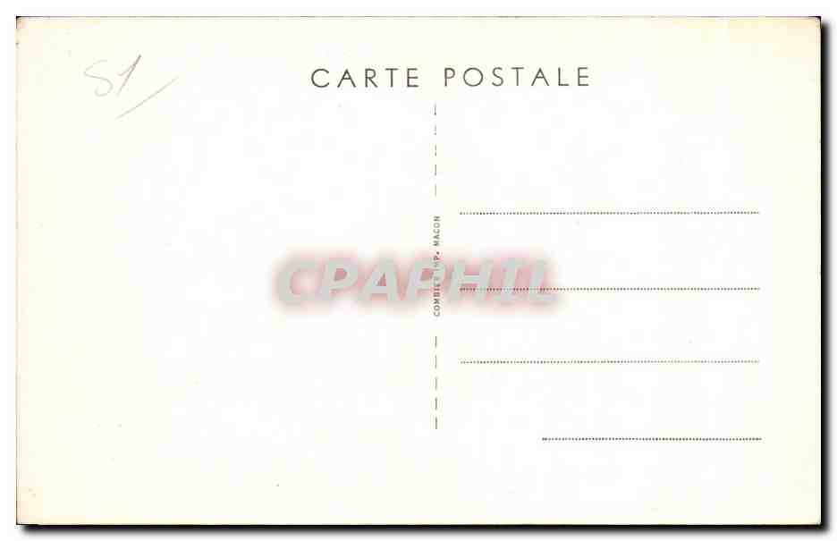 CPA Gaillac Tarn Place Thiers et le Griffoul — Rückseite
