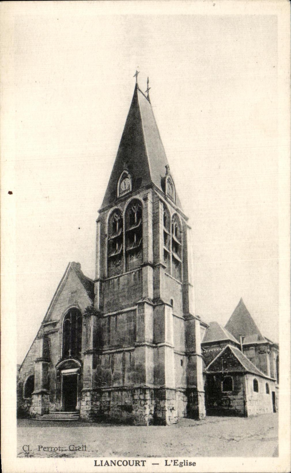 Liancourt — L'Église — Cl. Perrot, Grell