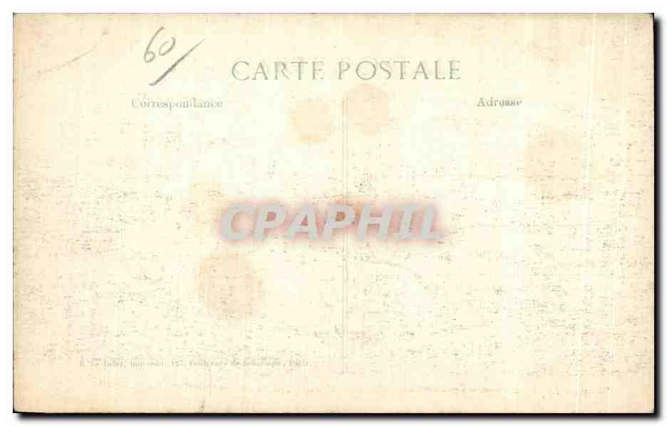 Vintage Postcard Compiegne Stone Bridge destroyed by French genius Militaria — Back
