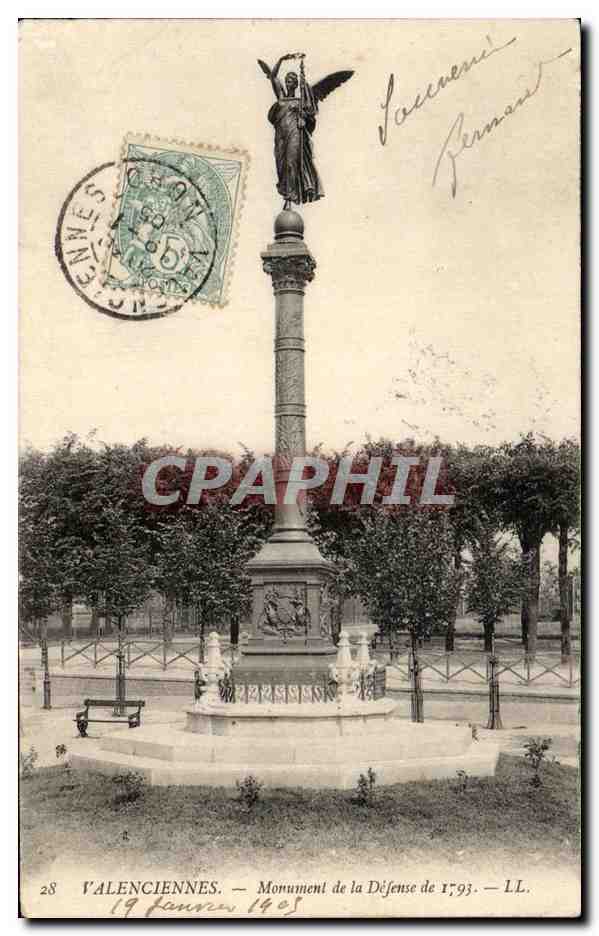 Valenciennes — Denkmal der Verteidigung von 1793 — LL. n°28