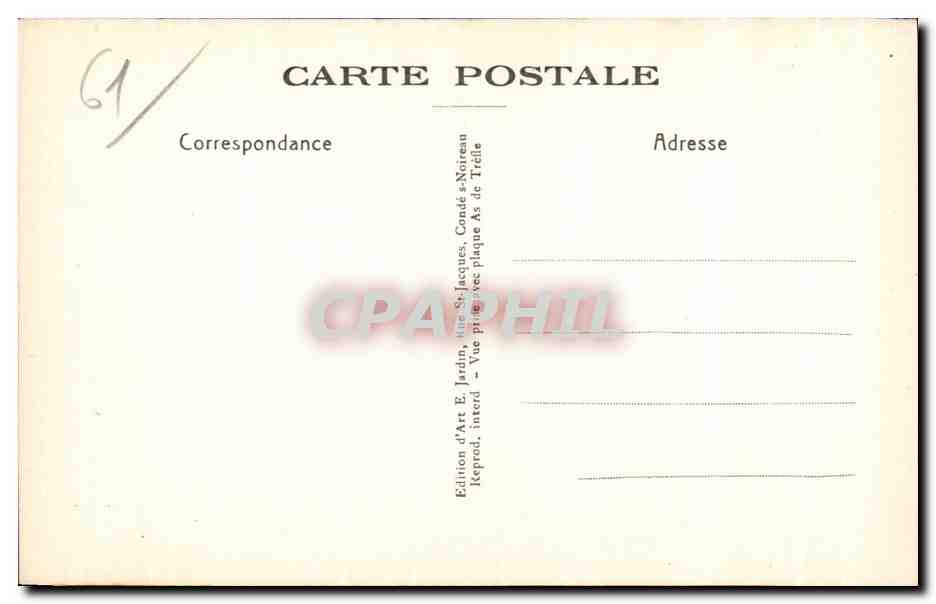 CPA La Suisse Novemande Rouvrou Le Vieux Moulin a Tan et le Rouvre — Rückseite