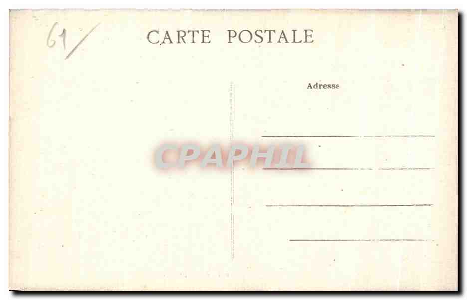 CPA La Normandie Pitteresque Les Bords de I Orne Argentan L Orne au Moulin d Orion Pecheur — Rückseite