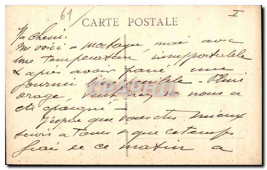 Mortagne (Orne) — Tourelle du Fort Toussaint (XIIe s.) — Edit. Hautreux — Verso