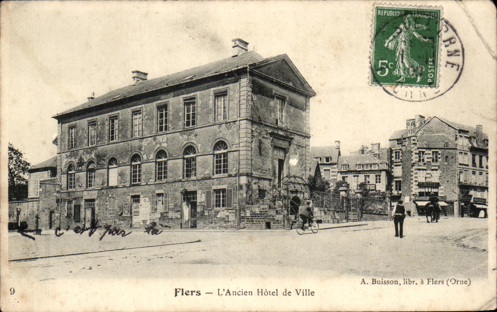 CPA Flers L Ancien Hotel de Ville