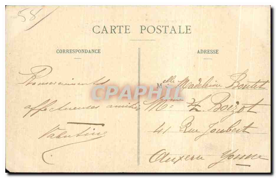 Environ de COSNE — Le Viaduc de St-Satur — Diddier, édit. Cosne — Rückseite