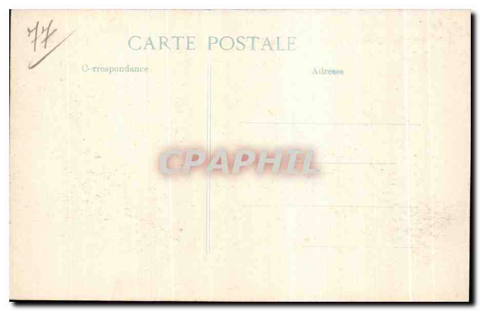 Barcy — Intérieur de l'église après le passage des troupes allemandes — B.D. n° 74 — Reverso
