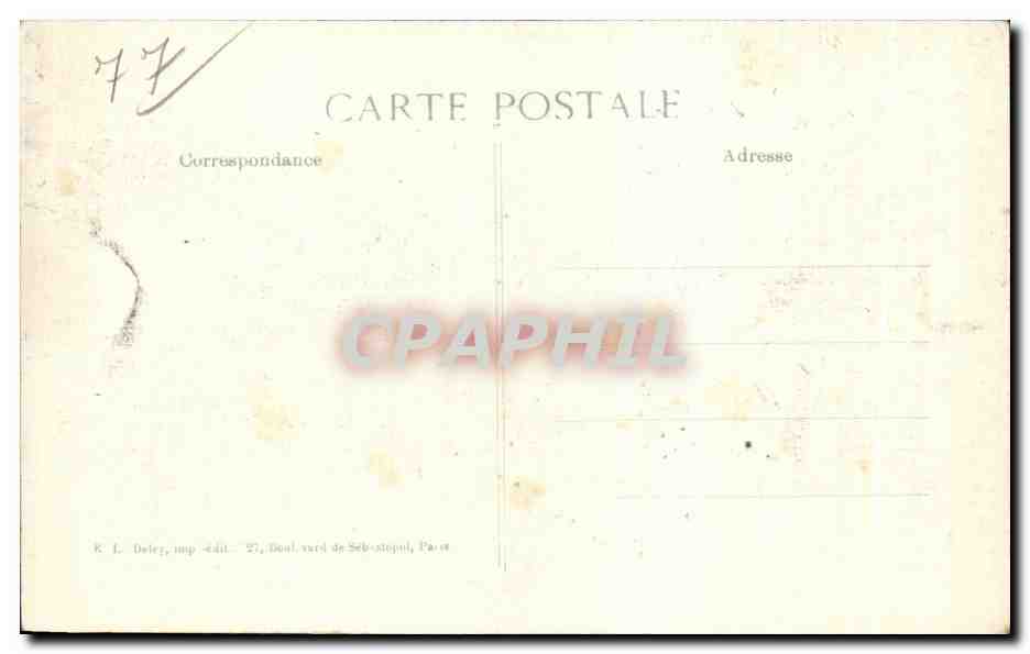 Le pont de Trilport - Auto de réquisition allemande dans la Marne — E.D. éditeur — Achterkant