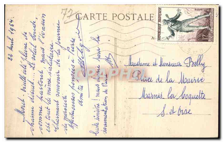 CPA Moret Sur Loing Cage de Prisonner dite Fillette du roi  — Rückseite