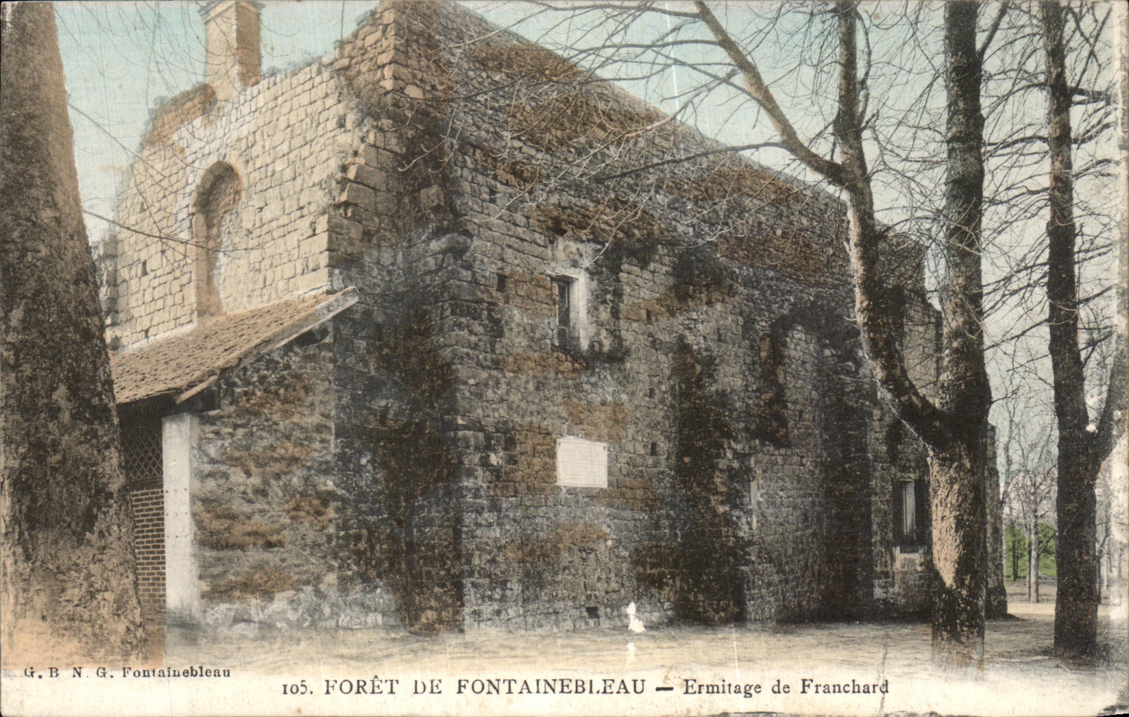 Forêt de Fontainebleau — Ermitage de Franchard — G. B. N. G. Fontainebleau, n°105