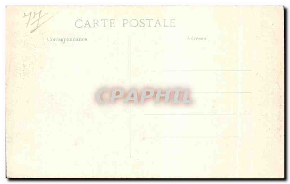 Château de Condé à Ferté-sous-Jouarre — bombardé en 1914 — 6me Série — ELD — Verso