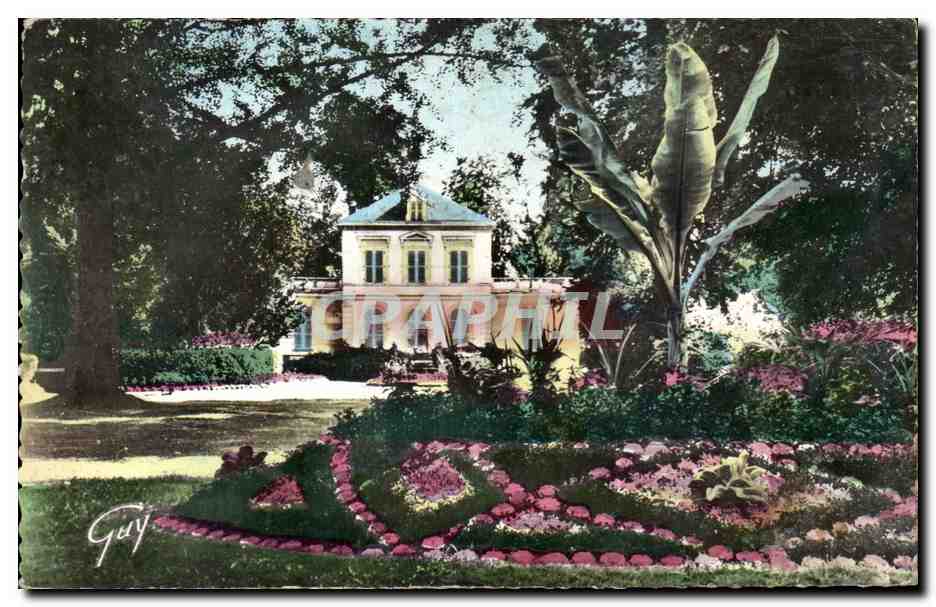 CPA Provins Jardin Public Musee et Bibliotheque Library