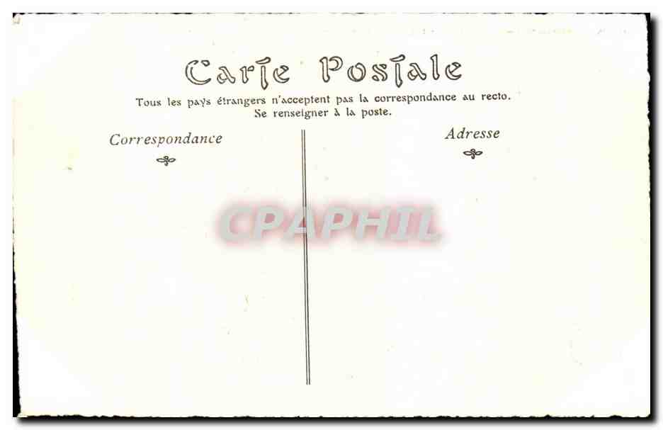 CPA Estampes Francaises Du XVIII Siecle Jupiter et Calista Burke Kauffmann  — Verso