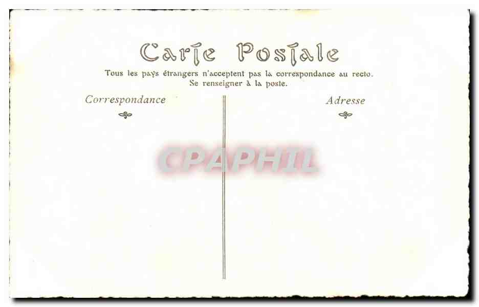 CPA Estampes Francaises Du XVIII Siecle Demarteau Huet Chien Dog — Verso