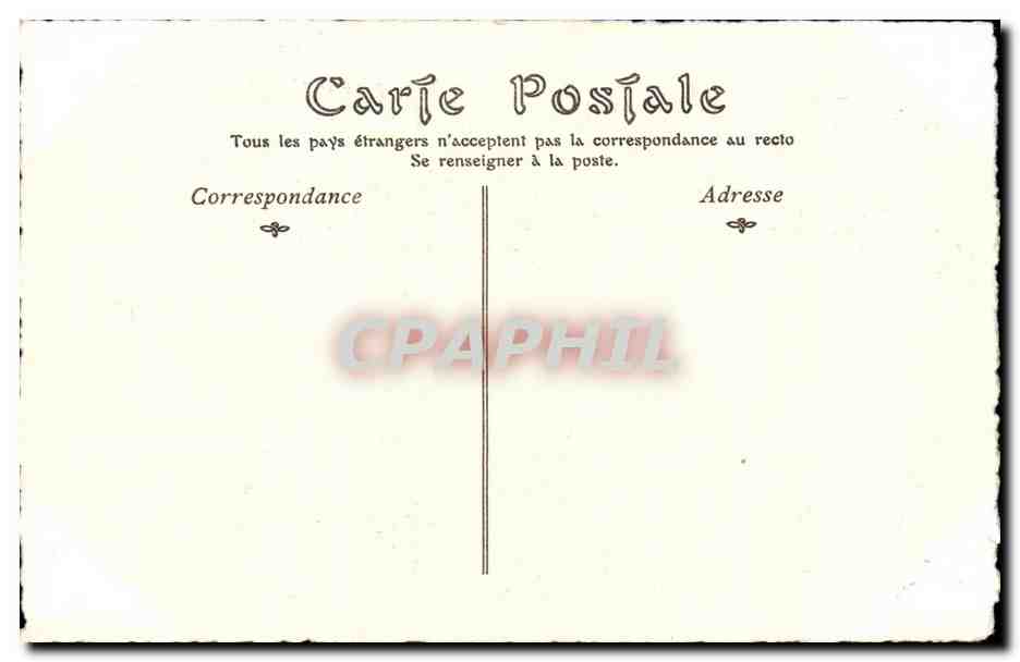 CPA Les Maitres De L Estampe Au XVIII Siecle Gravure au burin de C Miger 1779 — Verso