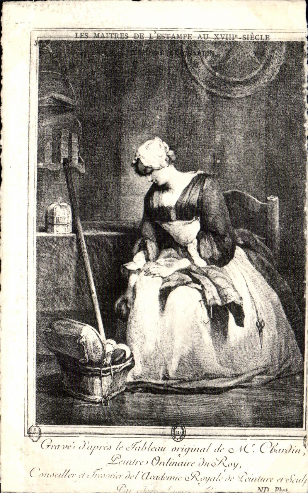 CPA Les Maitres De L Estampe Au XVIII Siecle 