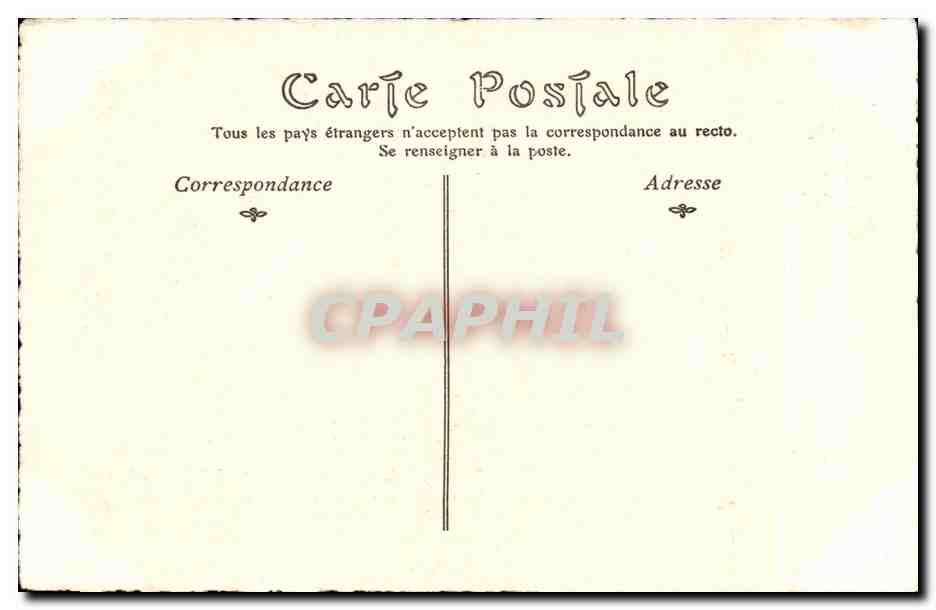CPA Estampes Francaises Du XVIII Siecle  — Verso