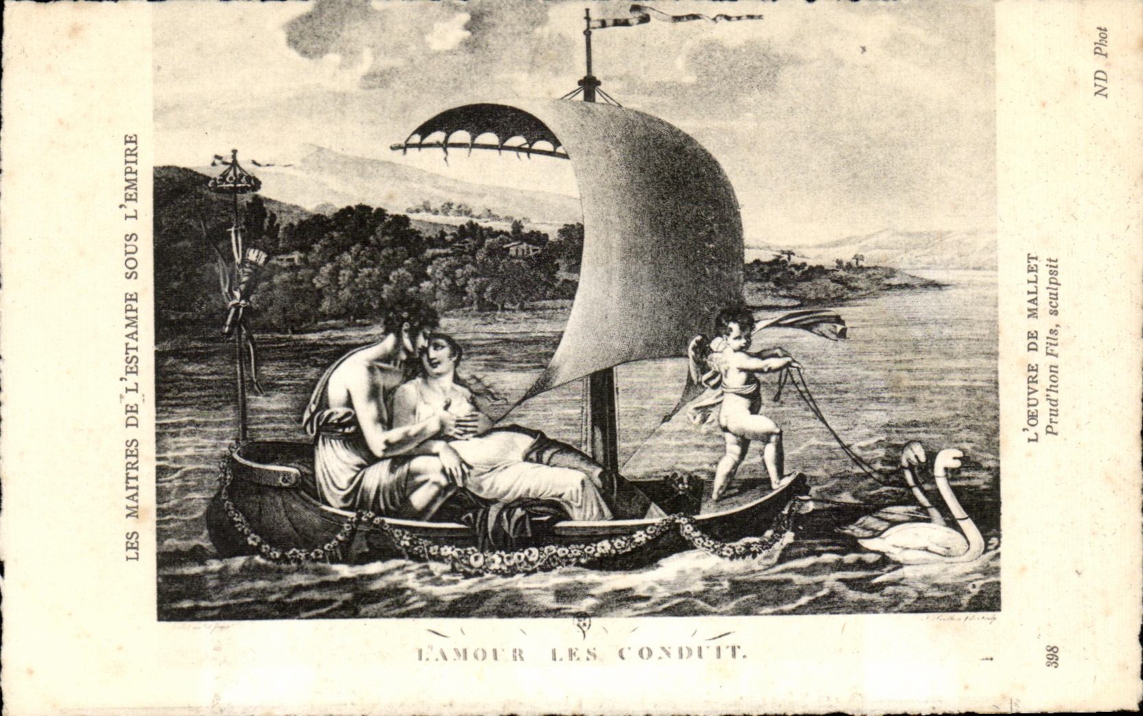 CPA Les Maitres De L Estampe Sous L Empire L Oeuvre De Mallet Prud hon Flls sculpslt