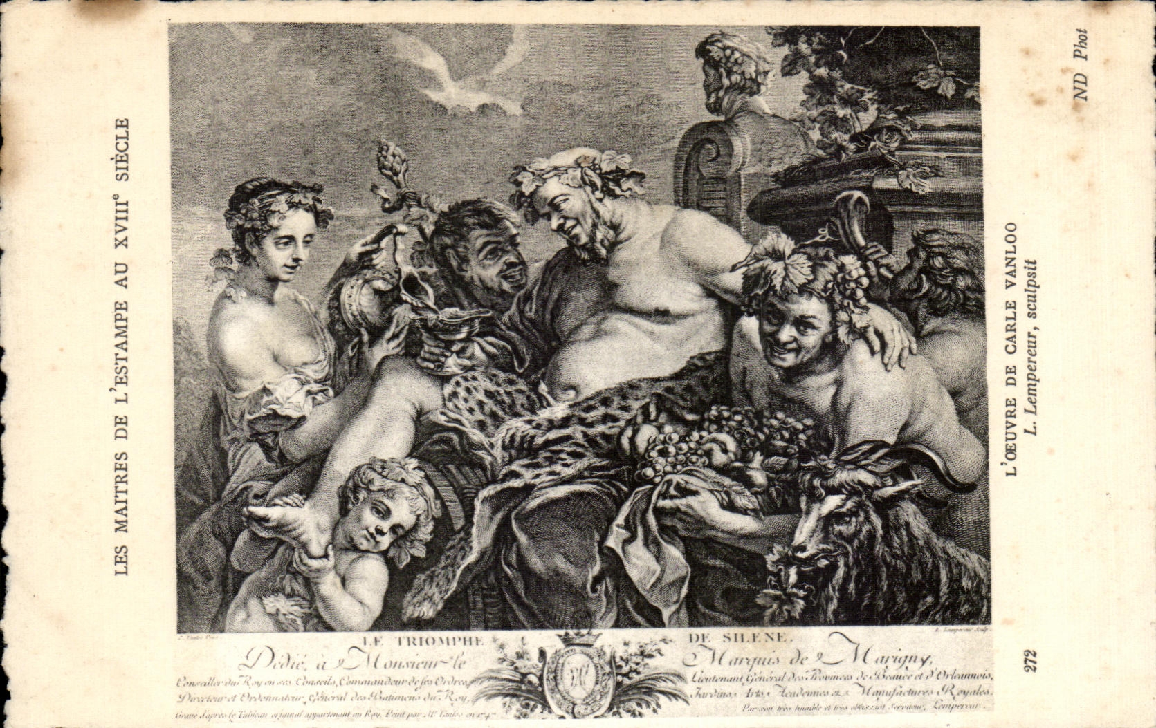 CPA Les Maitres De L Estampe Au XVIII Siecle L Oeuvre De Carle Vanloo L Lempereur Scutpsit