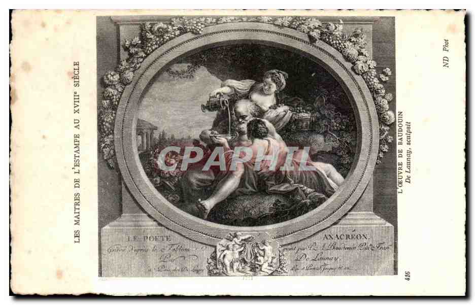 CPA Les Maitres De L Estampe Au XVIII Siecle L Oeuvre De Baudouin De Launay scutpsit
