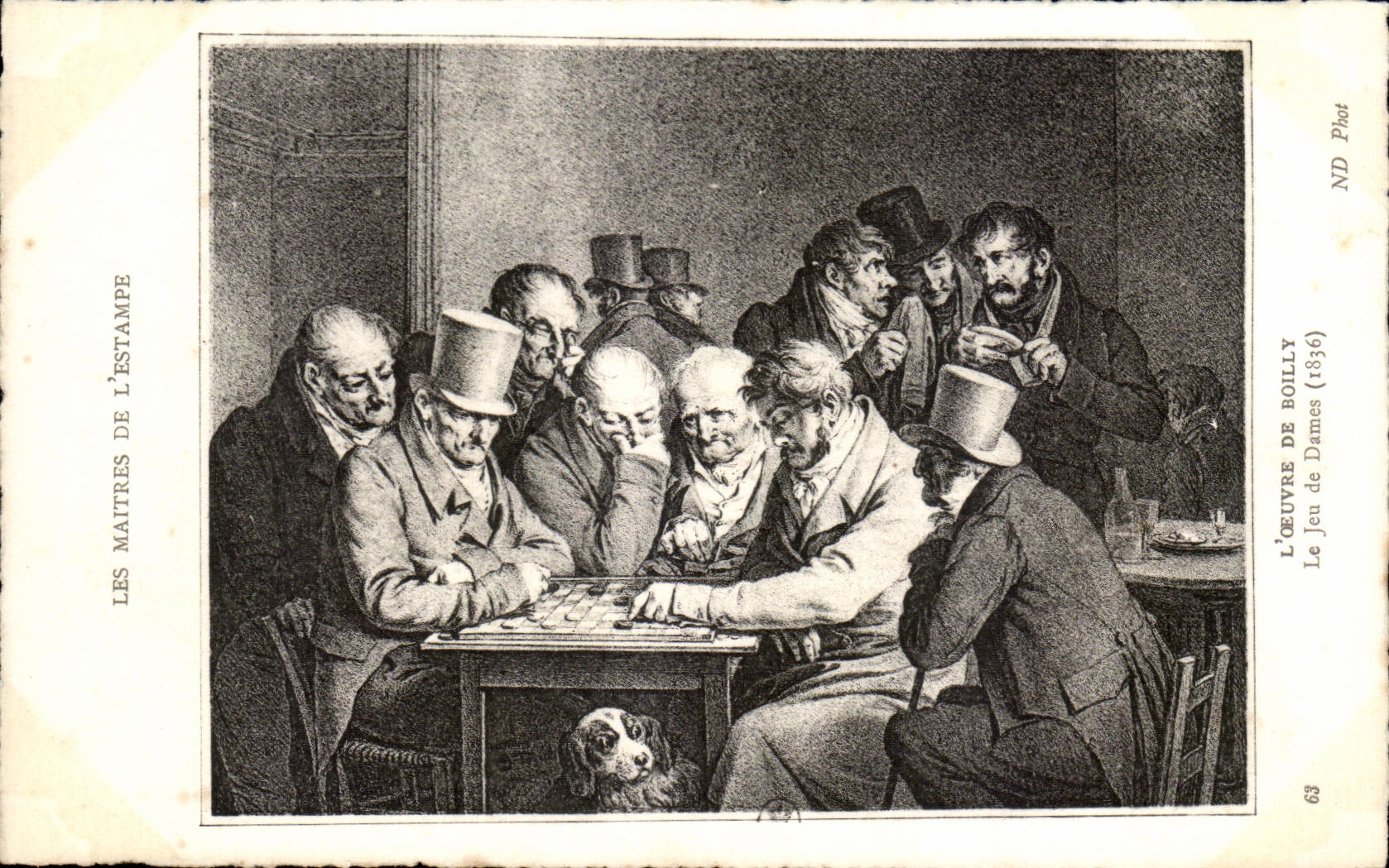 CPA Les Maitres De L Estampe L Oeuvre De Boilly Le Jeu de Dames 1836