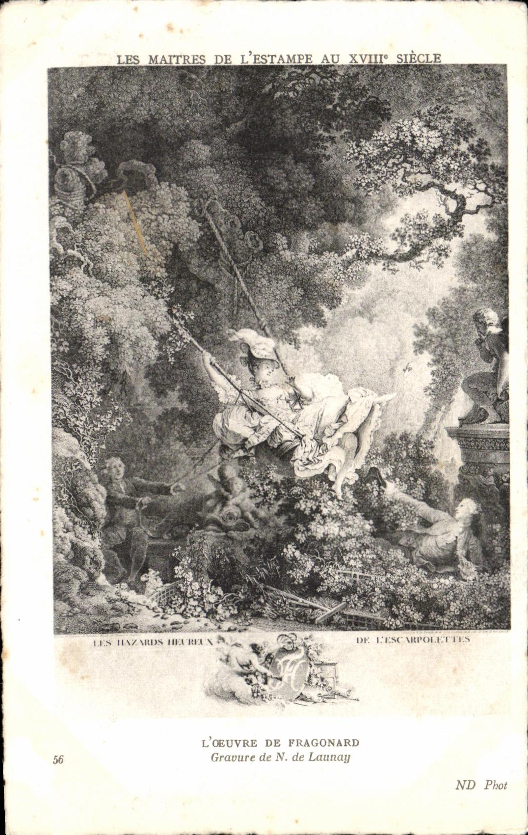 CPA Les Maitres De L Estampe Au XVIII Siecle L Oeuvre De Fragonard Gravure de N de Launay