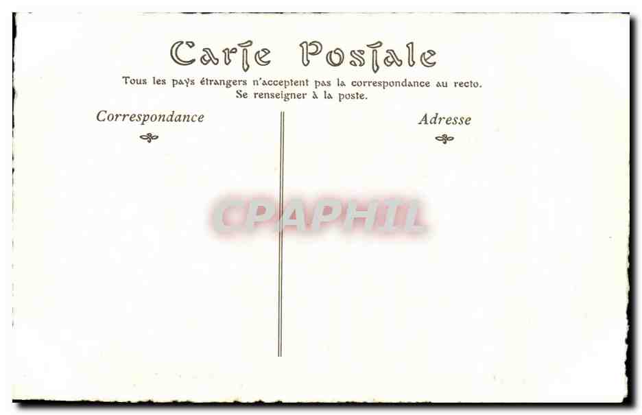 CPA Le Matin La Dame a sa Joilete  — Back