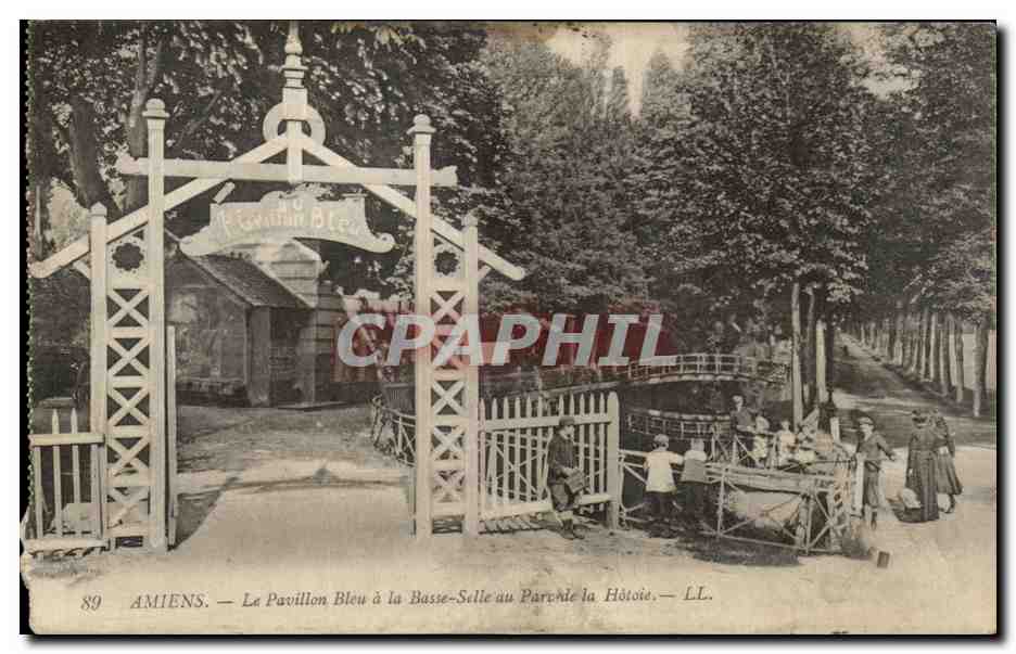 Le Pavillon Bleu à la Basse-Selle au Parc de la Hôtoïe — Amiens — LL. n°89
