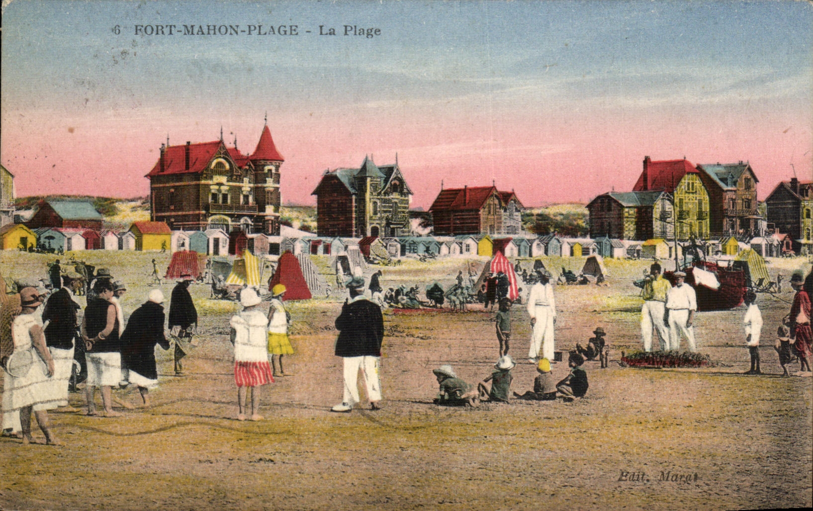 CPA Fort Mahon Plage La Plage Tennis