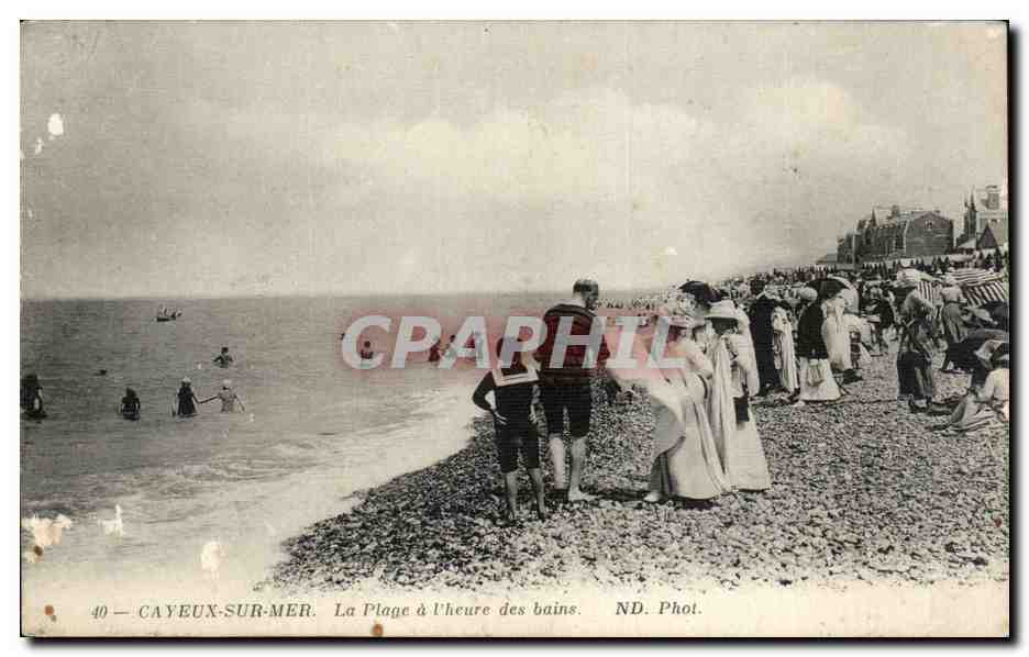 CPA Cayeux Sur Mer La Plage a l heure des bains