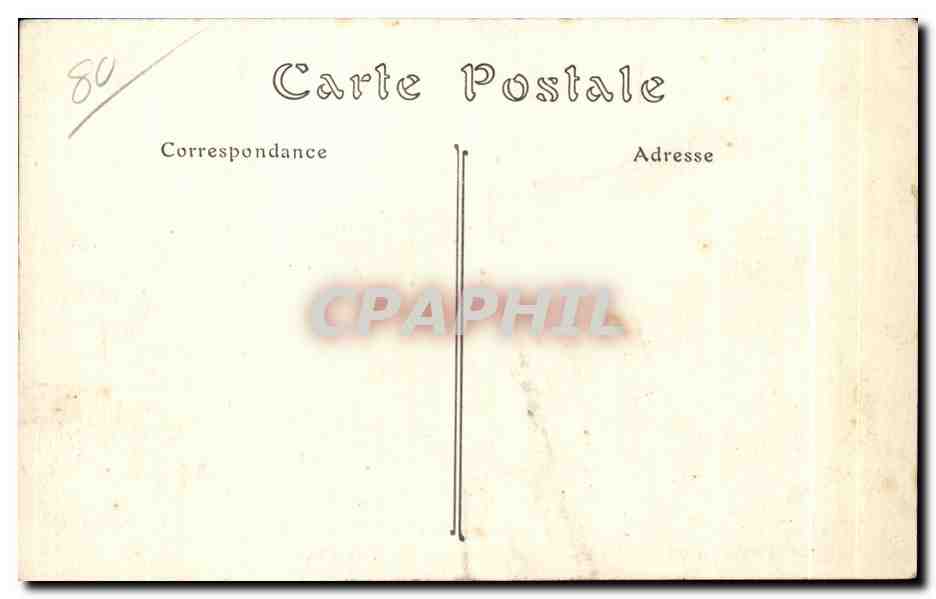 CPA Cayeux Sur Mer La Plage a l heure des bains — Back