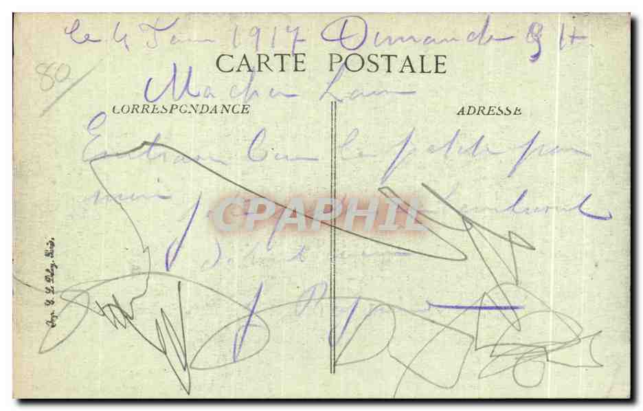 CPA Guerre 1914 15 16 Dans la Somme Panorama de Soyecourt War 1914 15 16 In the Somme Soyecourt Panorama Militaria — Back