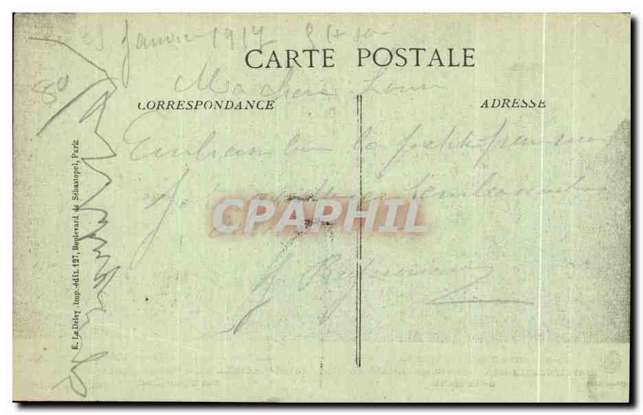 SAILLY-SAILLISEL — Le village - Emplacement de la Mairie — Visé, Paris N° 1521 — Reverso