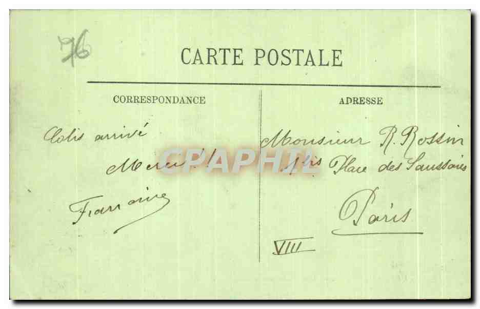 CPA Veules Les Roses Une Peche fructueuse Enfants — Rückseite