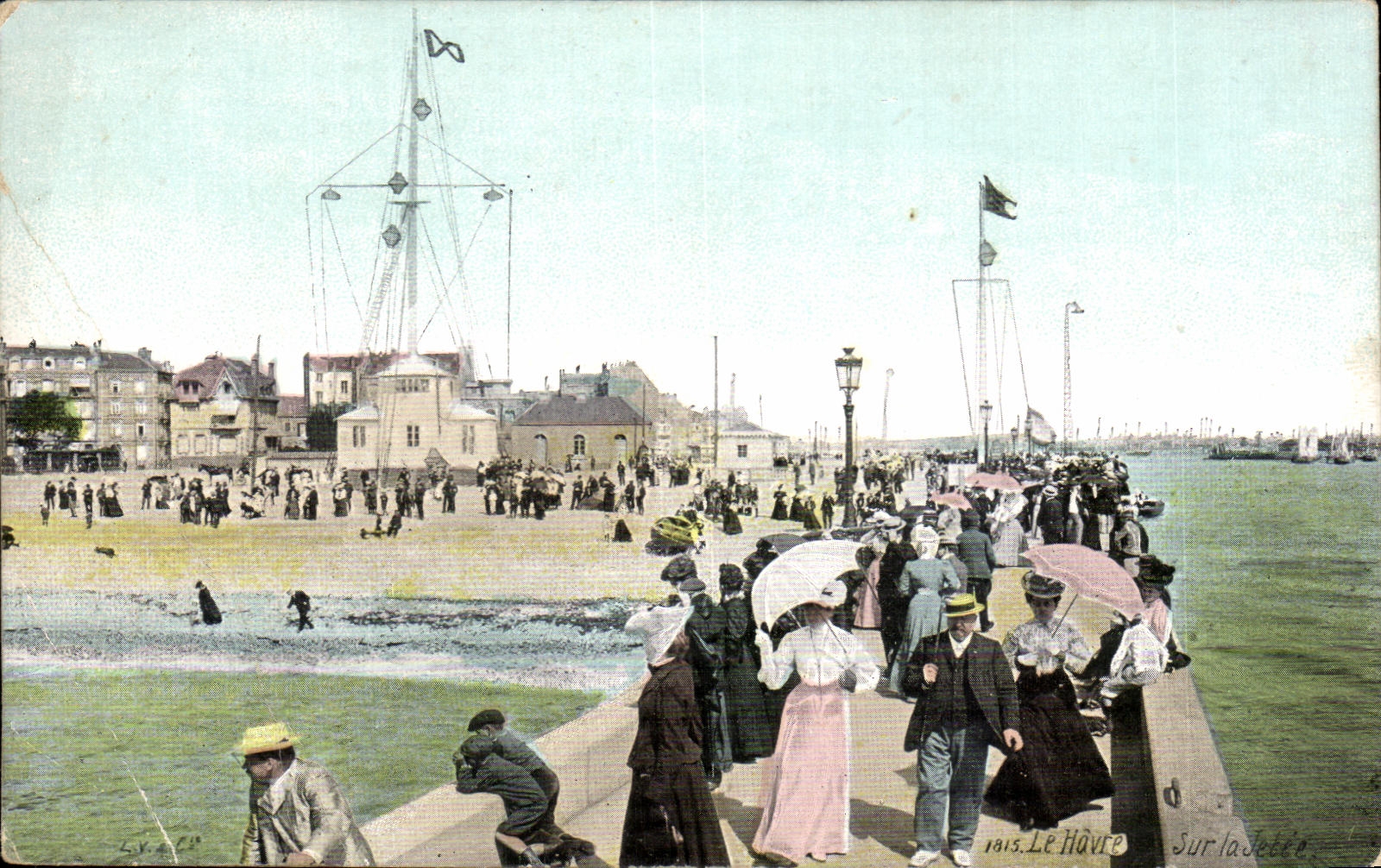 CPA Le Havre sur la Jetee