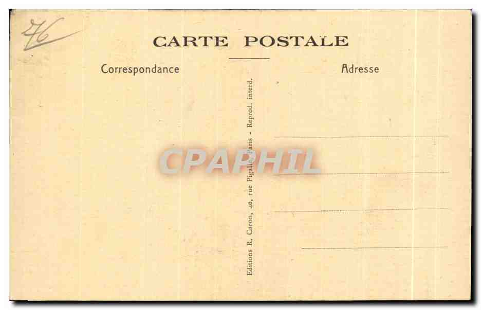 CPA Allouville Bellefosse Le Gros Chene Ce Chene Age de 1200 ans environ unique en Europe mesure  — Rückseite