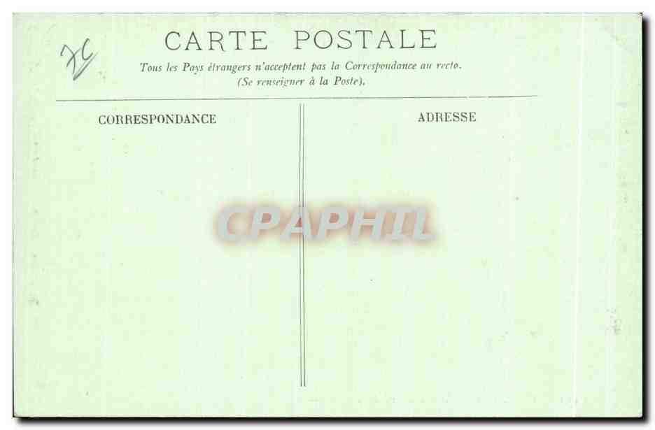 CPA Le Havre Le Boulevard de la Heve — Verso