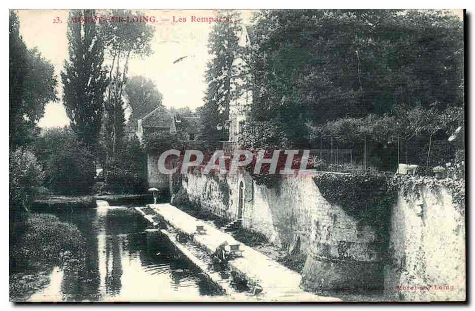 CPA Morret sur Loing Les Remparts