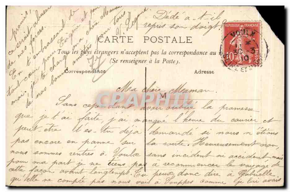 CPA Voulx Seine et Marne — Reverso