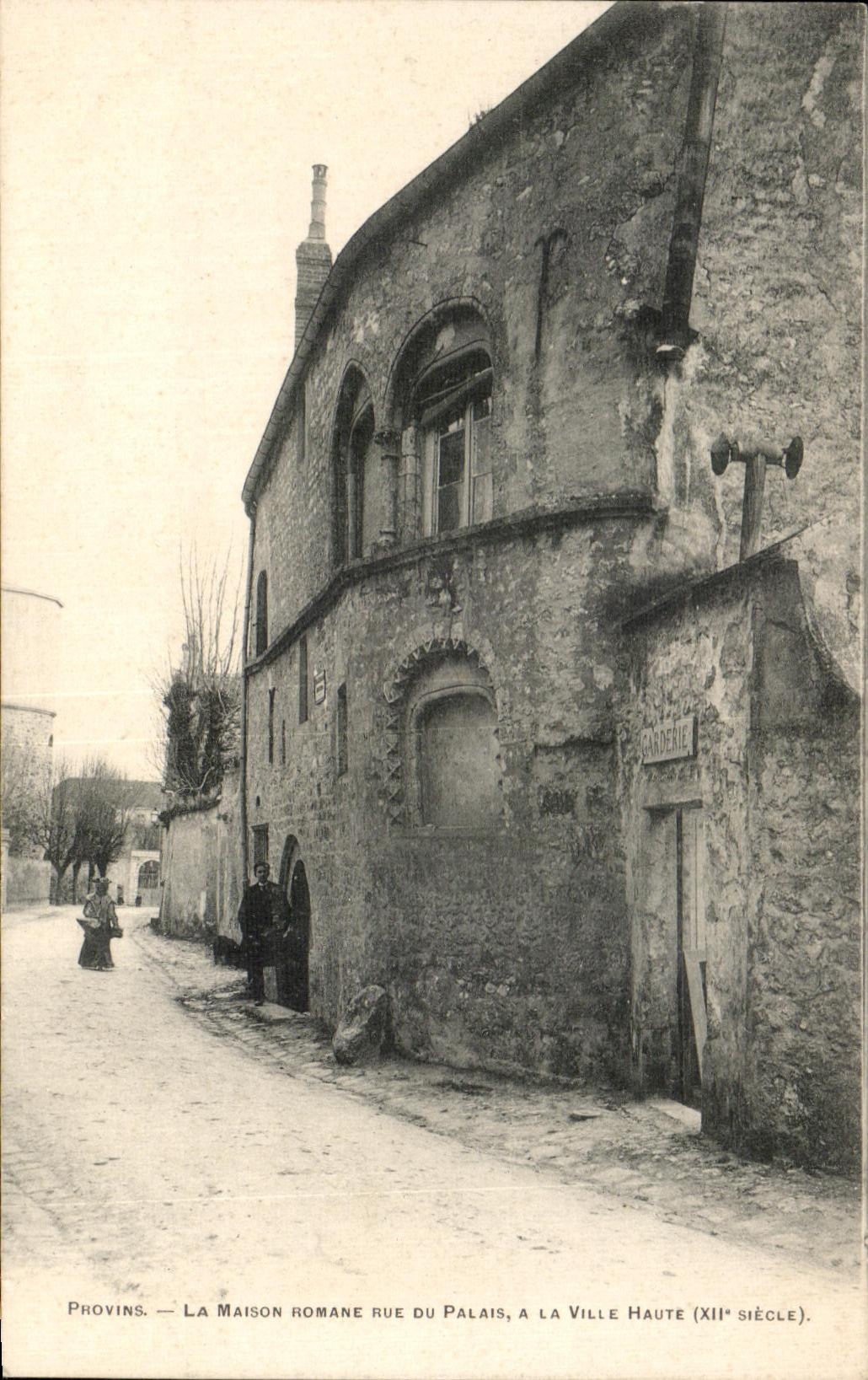 CPA Provins La Maisons Rue Du Palais a La Ville Haute 