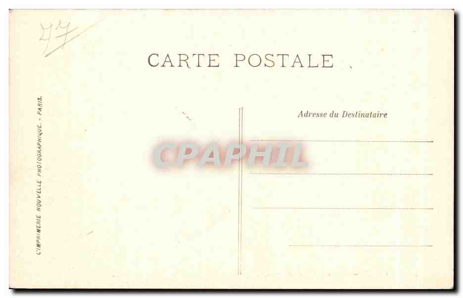 CPA Grez Vue sur le Loing  — Verso