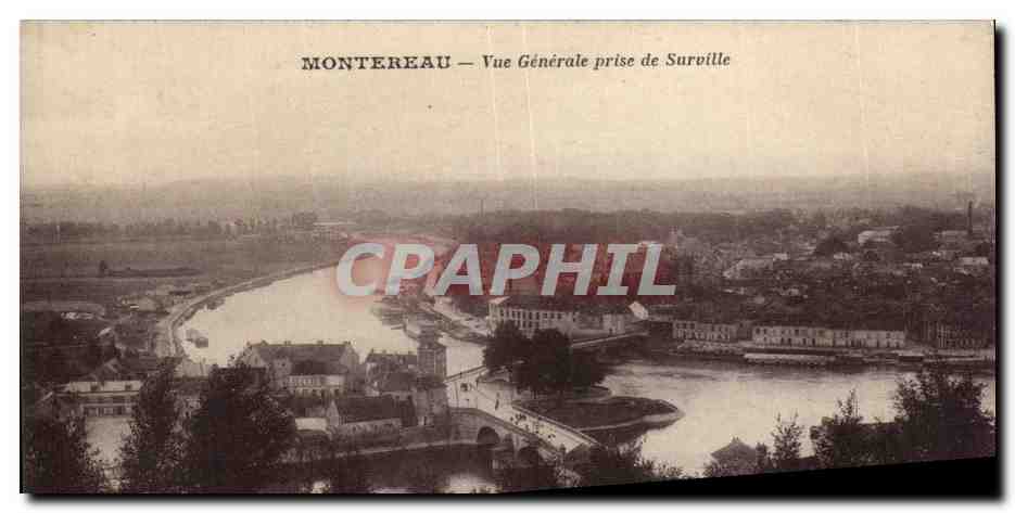 CPA Montereau Au Generale prise de Surville