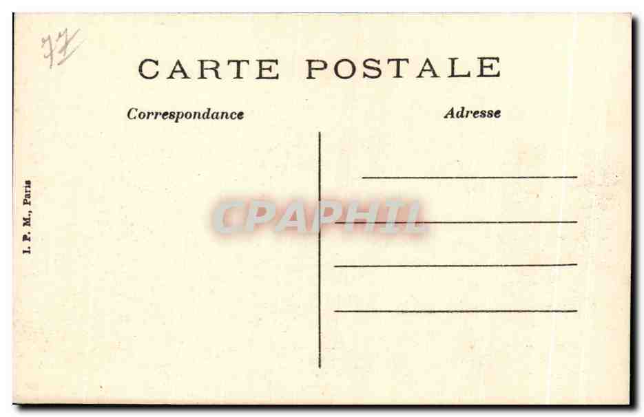 CPA Montereau Au Generale prise de Surville — Rückseite