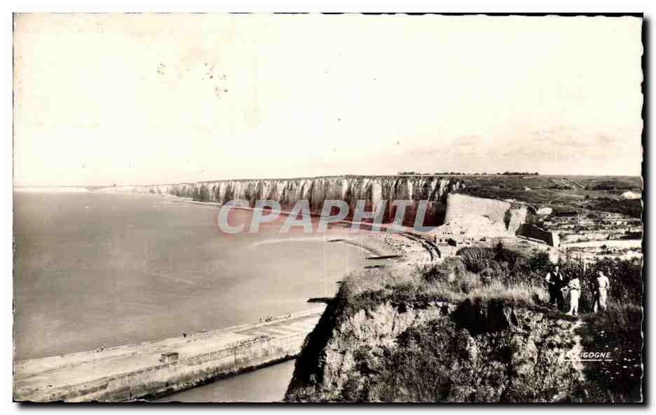 CPA Saint Valery En Caux Vue prise des falaises d aval