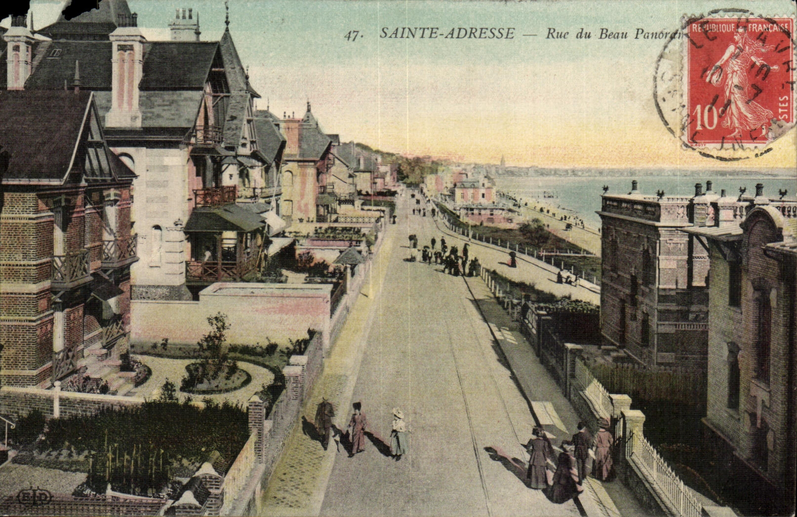 CPA Sainte Adresse Rue du Beau Panorama