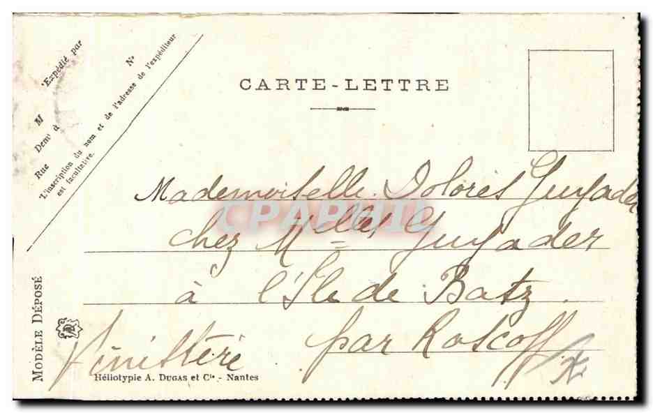 CPA Le Havre Salon de La Provence Paquebot — Rückseite